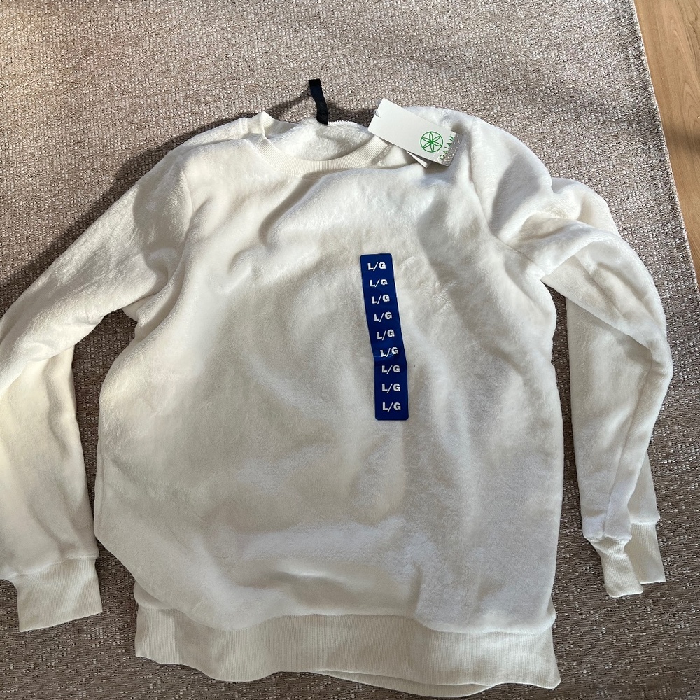 GAIM faux fur sweatshirt